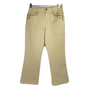 Ralph Lauren Beige Straight Leg Jeans